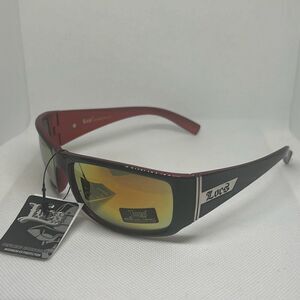 LOCS Mens hardcore Mirrored Sunglasses